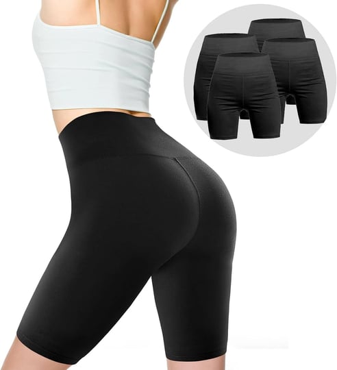 purevacy-4-pack-black-high-waisted-biker-shorts-for-women-s-m-size-non-see-through-shorts-for-runnin-1
