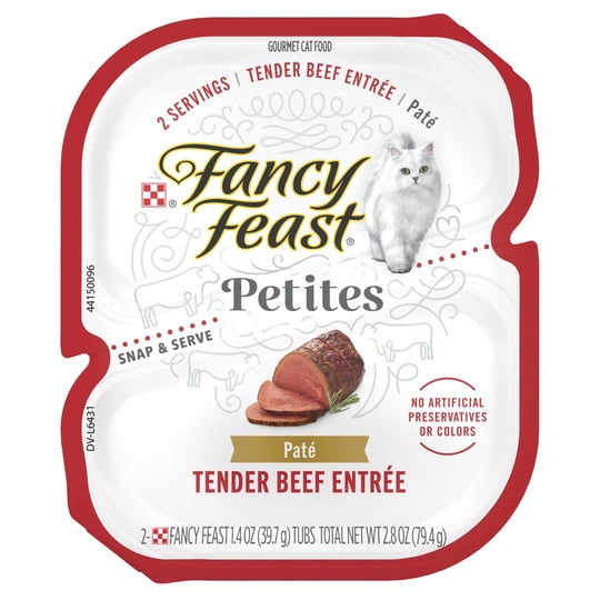 purina-12-pack-fancy-feast-gourmet-pate-wet-cat-food-petites-tender-beef-entree-2-8-oz-tubs-1