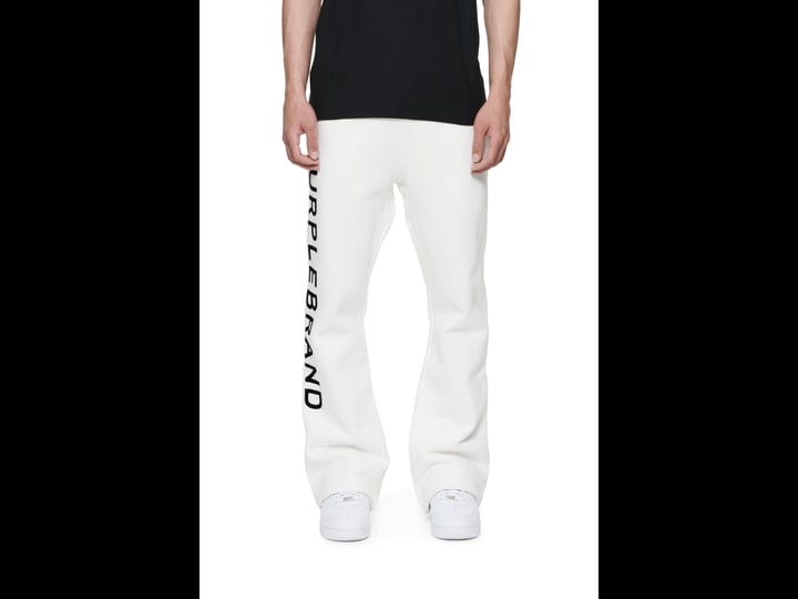purple-brand-wordmark-flared-pants-in-white-size-large-1