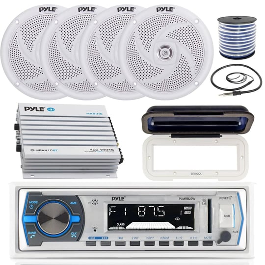 pyle-in-dash-marine-boat-am-fm-usb-aux-radio-headunit-receiver-bundle-combo-with-4-x-4-full-range-2--1