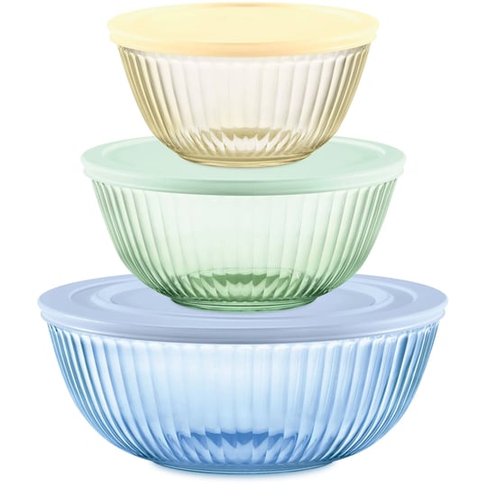 pyrex-sculpted-tinted-6-pc-full-set-small-medium-large-glass-mixing-bowls-with-lids-nesting-space-sa-1