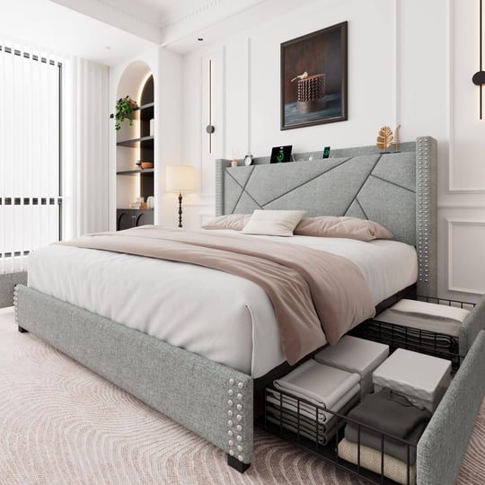 queen-bed-frame-with-4-storage-drawers-upholstered-platform-bed-frame-queen-light-gray-1