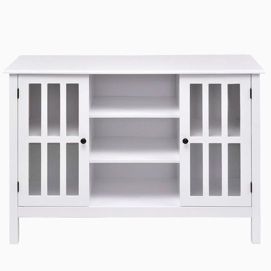 quikfurn-white-wood-sofa-table-console-cabinet-with-tempered-glass-panel-doors-mathis-home-1