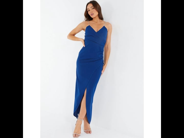 quiz-womens-embellished-strap-evening-dress-royal-blue-1