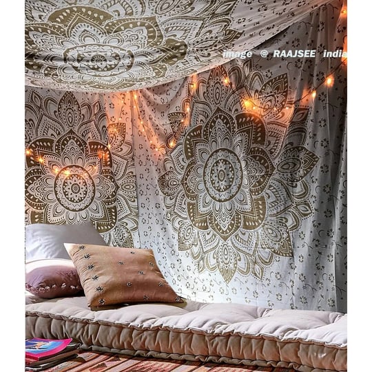 raajsee-metallic-gold-tapestry-mandala-wall-hanging-bohemian-dorm-decor-hippie-queen-tapestries-82x9-1