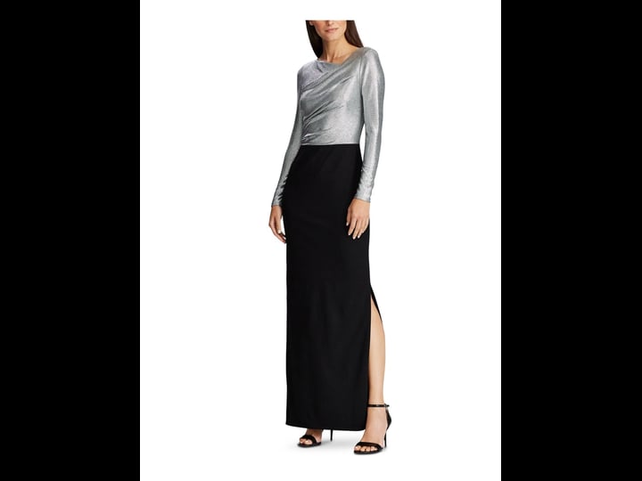 ralph-lauren-womens-maxi-evening-sheath-dress-black-size-11