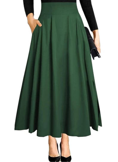 ranphee-womens-ankle-length-high-waist-a-line-flowy-long-maxi-skirt-with-pockets-1