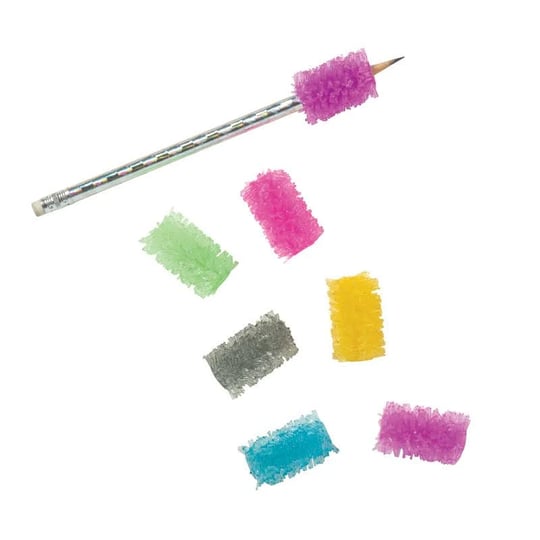 raymond-geddes-glitter-scented-kushy-pencil-grip-rg-71370-silver-cherry-1