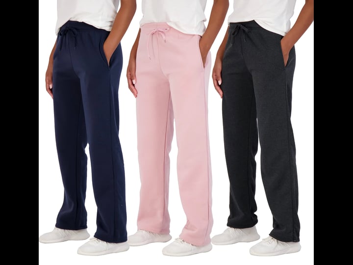 real-essentials-3-pack-womens-relaxed-fit-fleece-open-bottom-sweatpants-casual-athleisure-available--1