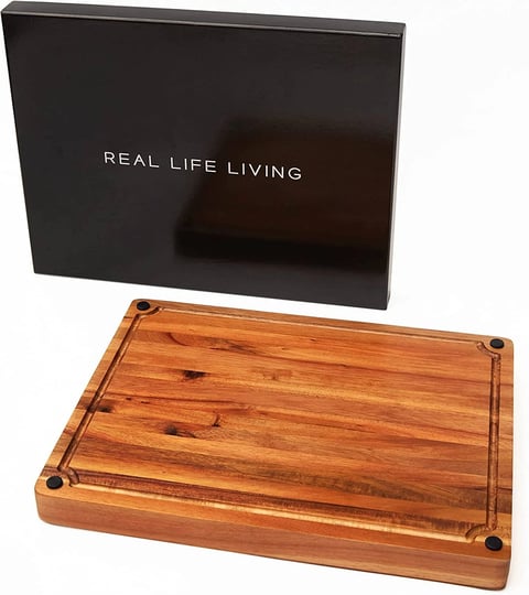 real-life-living-premium-2-in-1-acacia-wood-cutting-board-butcher-block-charcuterie-board-size-17-x--1
