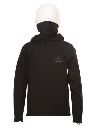 realtree-black-youth-performance-pullover-hoodie-with-neck-gaiter-kids-unisex-size-medium-8-multicol-1