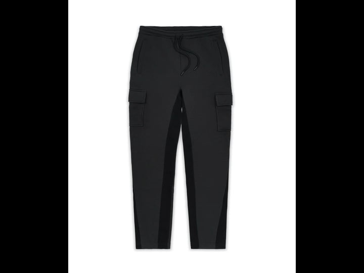 reason-clothing-stacked-fleece-cargo-sweatpants-dark-grey-1