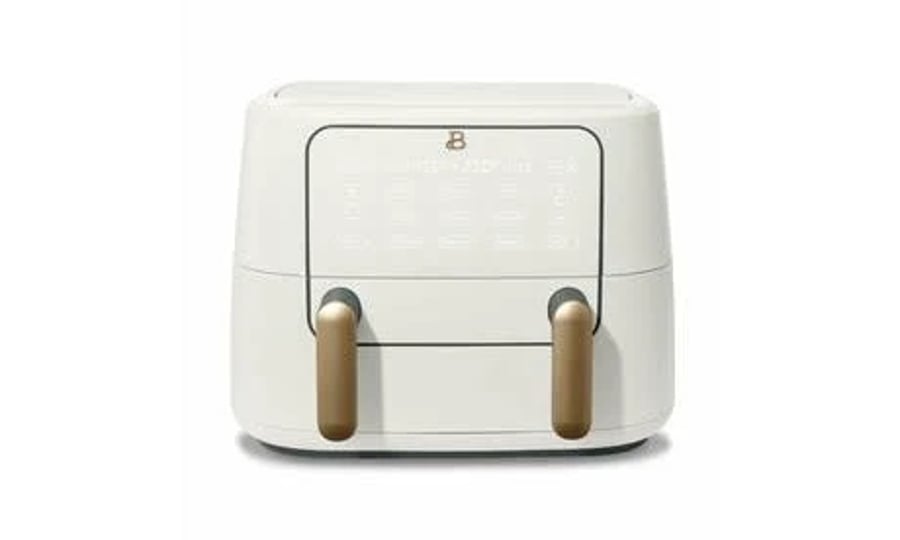 refurbished-beautiful-9qt-trizone-air-fryer-black-sesame-by-drew-barrymore-1