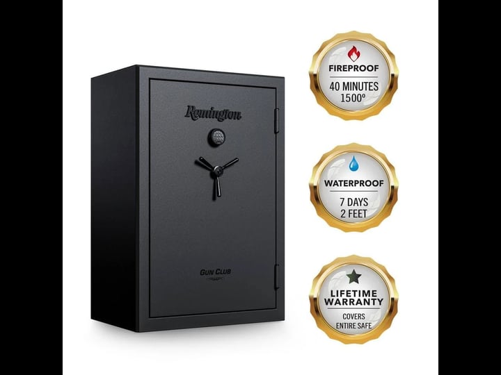 remington-gun-club-52-plus-6-gun-fireproof-and-waterproof-gun-safe-with-electronic-lock-black-gloss--1