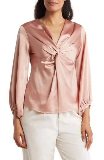 renee-c-womens-twist-front-satin-top-rose-size-m-1