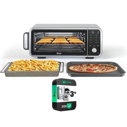 restored-ninja-ft205co-digital-air-fry-pro-countertop-8-in-1-oven-extended-height-bundle-with-3-yr-c-1