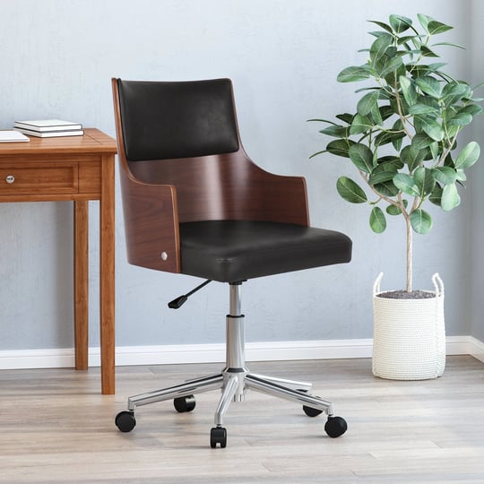 rhine-mid-century-modern-upholstered-swivel-office-chair-midnight-black-walnut-christopher-knight-ho-1