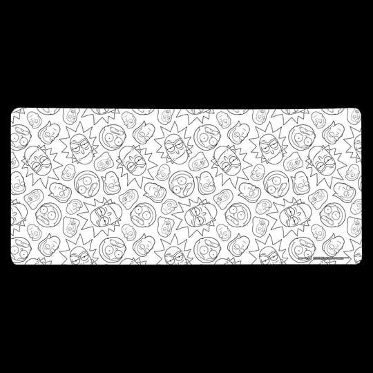 rick-and-morty-character-outlines-gaming-mouse-mat-large-1