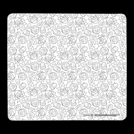 rick-and-morty-character-outlines-gaming-mouse-mat-small-1