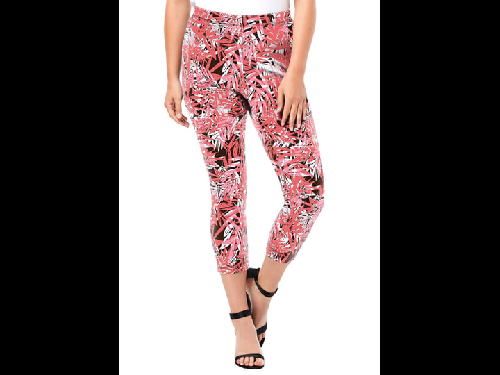 roamans-womens-plus-size-essential-stretch-capri-legging-22-24-pink-1
