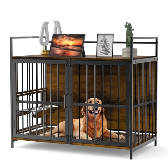 roomtec-48-inch-furniture-style-large-dog-crate-with-two-360-adjustable-bowls-end-table-dog-houselar-1
