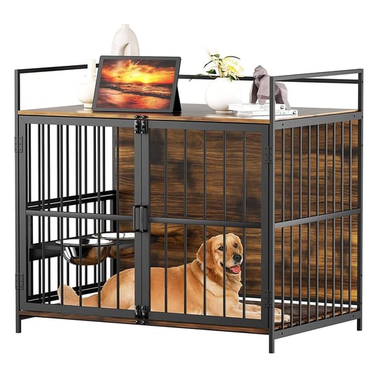 roomtec-furniture-style-large-dog-crate-with-360-adjustable-raised-feeder-for-dogs-with-2-stainless--1