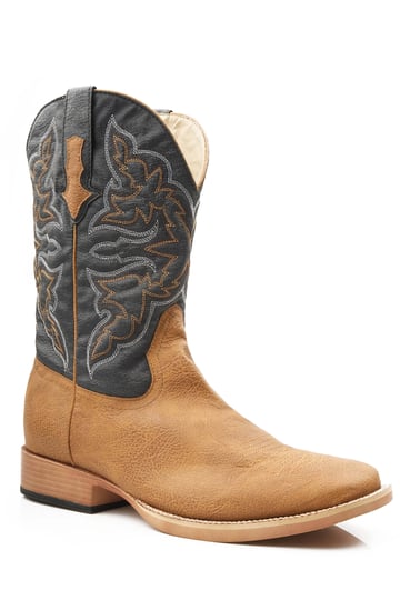 roper-mens-tan-square-toe-western-boots-1