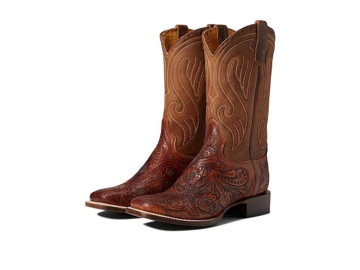 roper-womens-saddle-floral-hand-tooled-boot-1