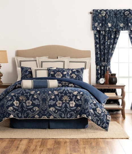 rose-tree-cynthia-comforter-set-king-comforter-set-navy-1
