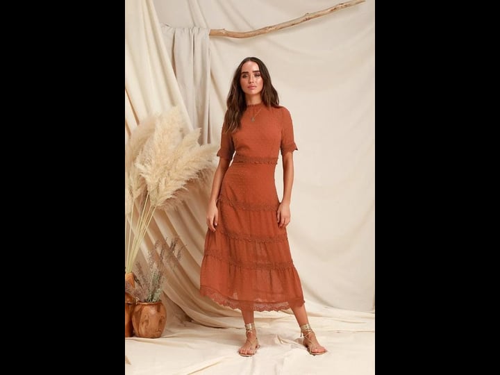 rust-orange-swiss-dot-midi-dress-womens-xx-small-available-in-xs-s-xl-100-polyester-lulus-exclusive--1