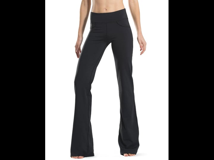 safort-28-30-32-34-inseam-regular-tall-bootcut-yoga-pants-4-pockets-upf50-black-xxl-1