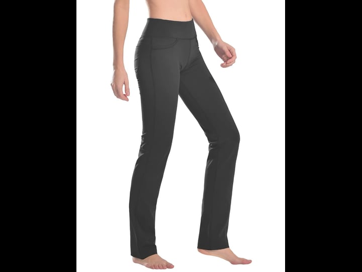 safort-women-28-30-32-34-inseam-regular-tall-straight-leg-yoga-pants-workout-pants-four-pockets-grey-1