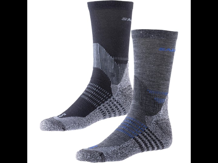 salomon-x-ultra-access-crew-2-pack-socks-black-dark-grey-l-1