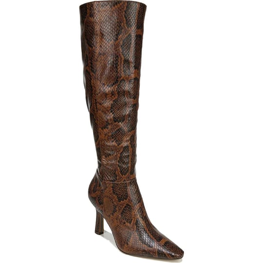 sam-edelman-davin-womens-knee-high-boots-brown-snake-leather-1