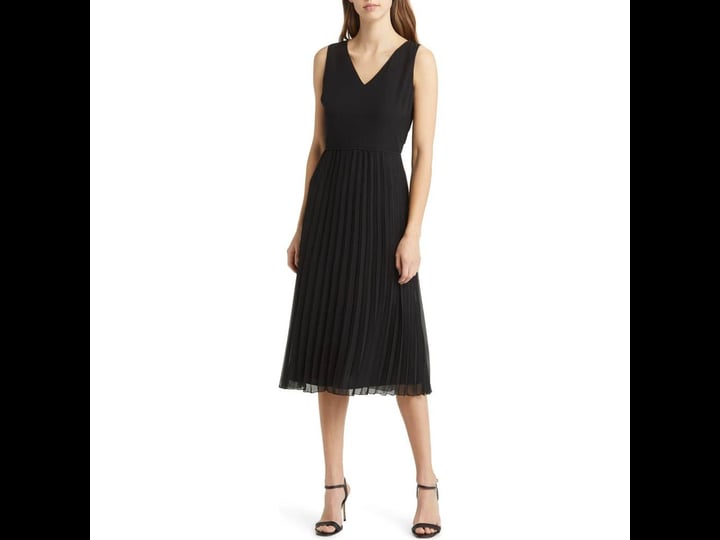 sam-edelman-pleated-skirt-sleeveless-dress-black-1