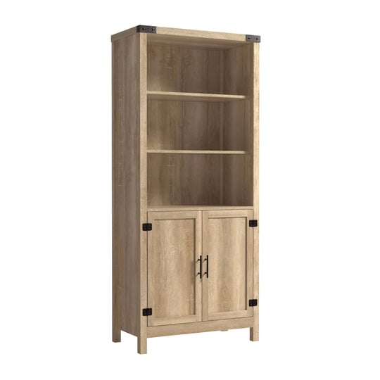 sauder-bridge-acre-70h-5-shelf-bookcase-orchard-oak-1