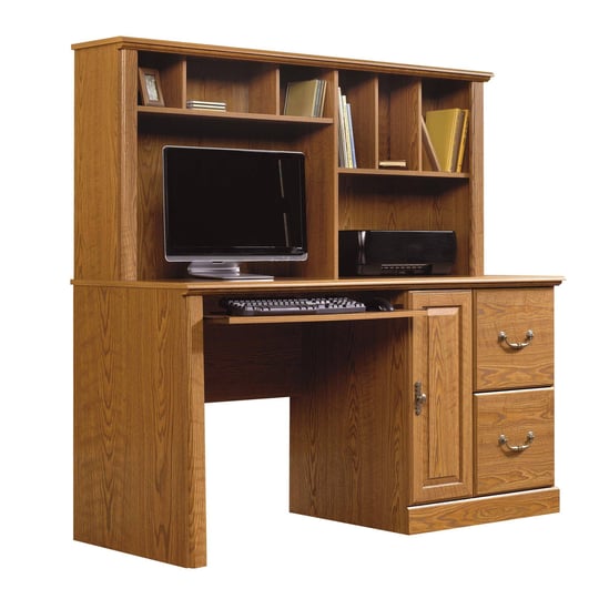 sauder-orchard-hills-computer-desk-with-hutch-carolina-oak-finish-1