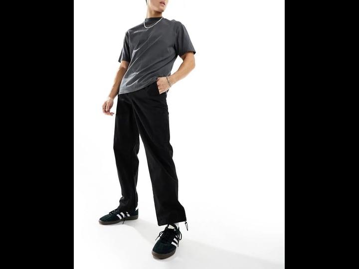 selected-homme-loose-fit-parachute-cargo-pant-in-black-1