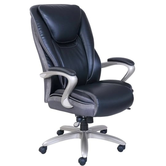 serta-smart-layers-hensley-big-tall-ergonomic-bonded-leather-high-back-chair-black-silver-1