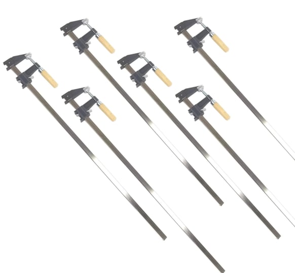 set-of-6-30-steel-bar-clamp-with-metal-ratcheting-system-and-quick-release-suitable-for-a-wide-range-1