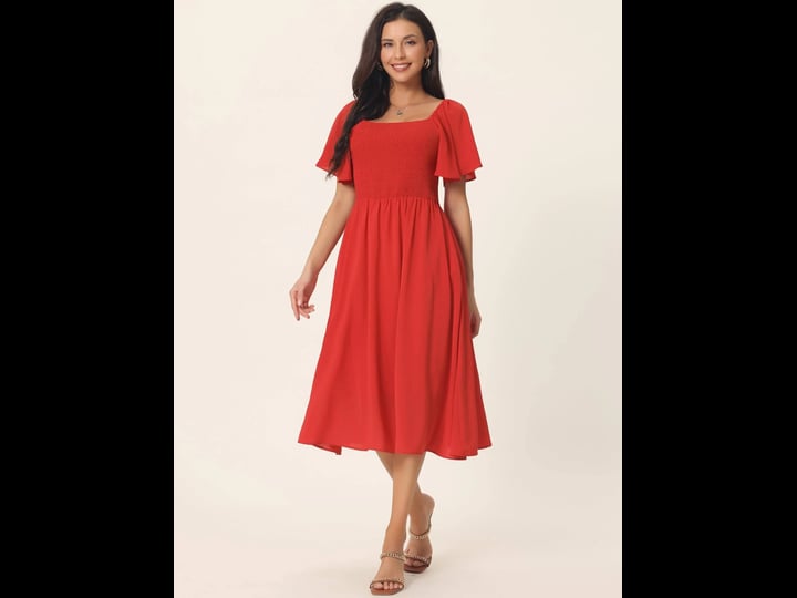 seta-t-womens-ruffle-short-sleeve-square-neck-smocked-elastic-waist-casual-midi-dresses-with-pockets-1