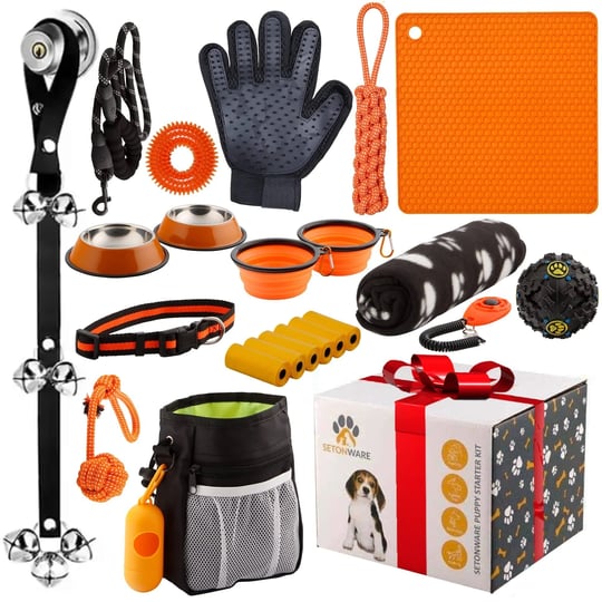 setonware-puppy-starter-kit-dog-toys-dog-bed-blankets-puppy-dog-grooming-tool-training-toys-training-1