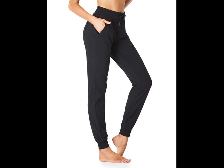 sevego-lightweight-womens-34-tall-inseam-cotton-soft-jogger-with-zipper-pockets-cargo-pants-black-me-1