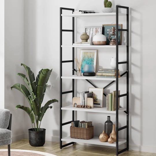 shintenchi-5-tiers-bookshelf-classically-tall-bookcase-shelfindustrial-book-rackmodern-book-holder-i-1