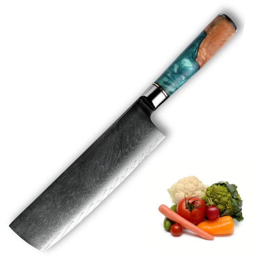shokunin-knives-7-damascus-nakiri-knife-with-exotic-olive-wood-handle-1