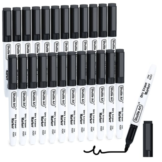 shuttle-art-dry-erase-markers-25-pack-black-magnetic-whiteboard-markers-with-erase-fine-point-dry-er-1
