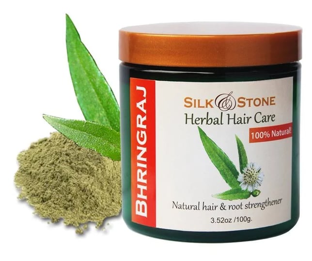 silk-stone-bhringraj-powder-for-hair-100g-strengthens-hair-pr-1