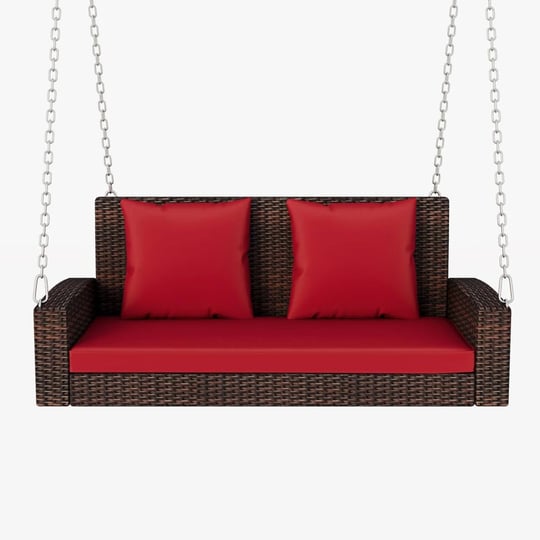 simplie-fun-2-person-wicker-hanging-porch-swing-with-chains-cushion-pillow-rattan-swing-bench-for-ga-1