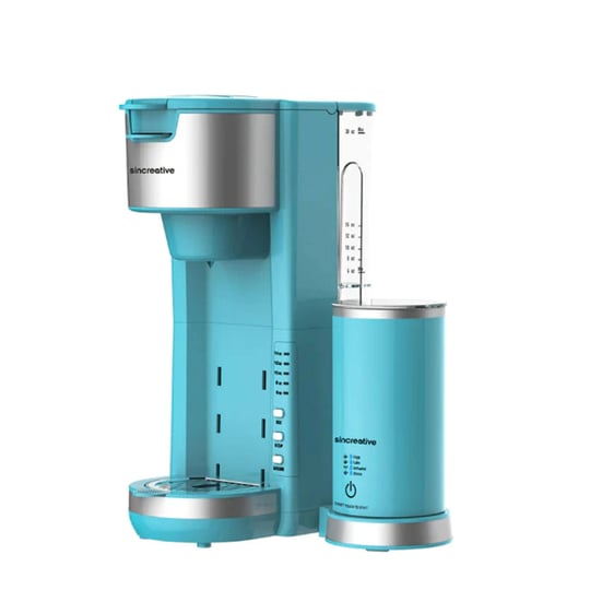 sincreative-single-serve-coffee-maker-cappuccino-machine-with-milk-frother-blue-1