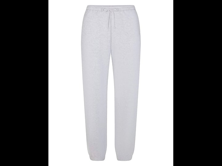 skims-womens-cotton-fleece-joggers-light-heather-grey-size-xl-1